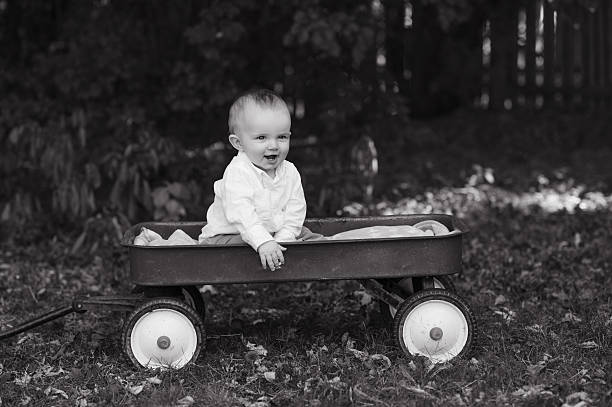 istock Baby in Toy Wagon 176399164