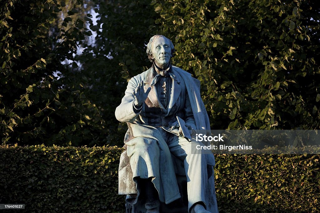 Hans Christian Andersen no Kings jardim, Copenhaga - Royalty-free Hans Christian Andersen Foto de stock