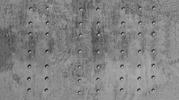 Free Stock Photo of Old Metal Wall With Rivets | Download Free Images