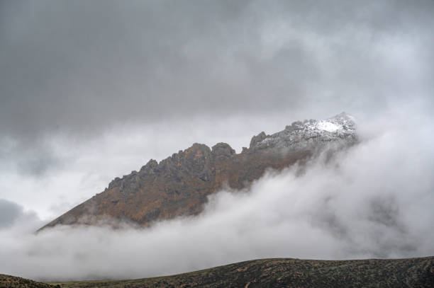 istock The misty highland mountains on a cloudy day 1764034978