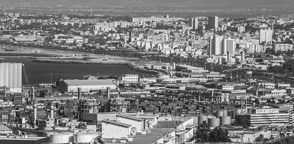 Algiers, Alger, Algeria, 10 19 2023 : Beautiful panorama. Sunny day.