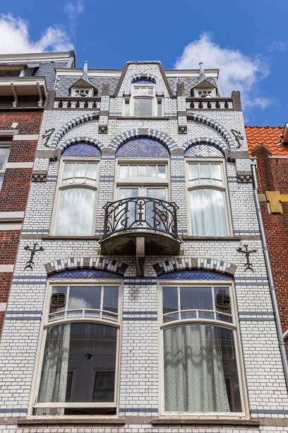 istock White facade on a historic house in Den Haag 1764181310