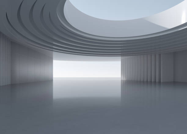 istock Concrete outdoor square building 1764187925