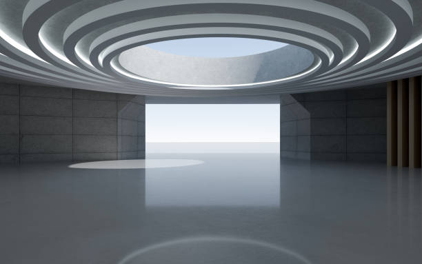istock Concrete outdoor square building 1764189736