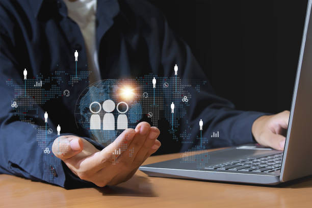 istock Customer service concept, customer relations Global digital technology of business development 1764191081