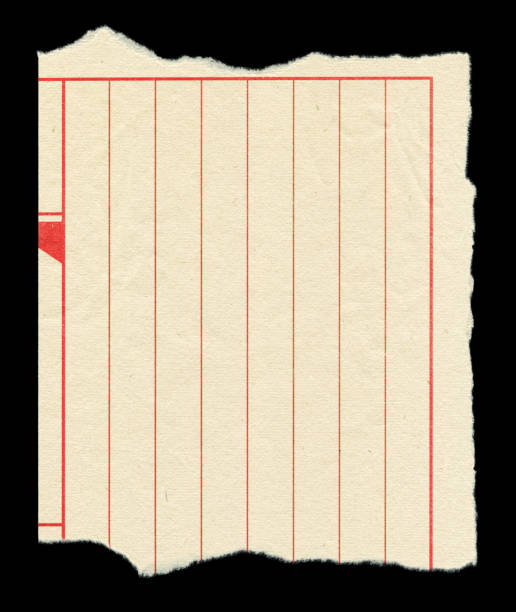 An old and yellowing pamphlet.  Clipping path included.