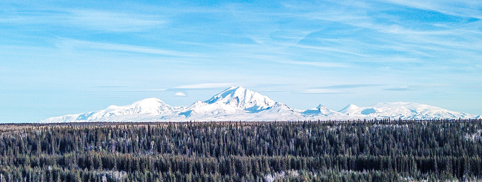 The Wrangle Mountains are a daily blessing for those in the Copper River Valley. The Wrangle Mountains rise above Interior Alaska. Mount Drum is the focal point for this area and is well photographed.