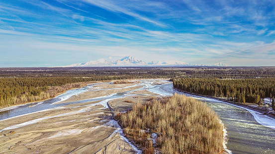 The Wrangle Mountains are a daily blessing for those in the Copper River Valley. The Wrangle Mountains rise above Interior Alaska. Mount Drum is the focal point for this area and is well photographed.