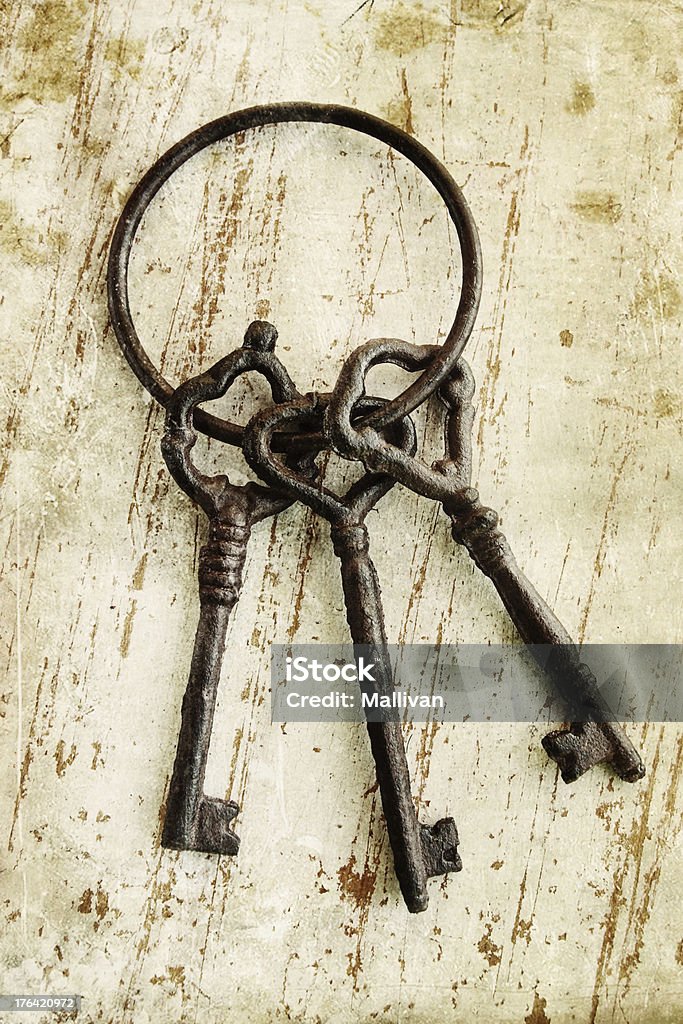 Haufen von alten Schlüssel - Lizenzfrei Abstrakt Stock-Foto