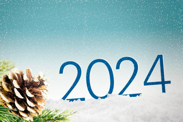 istock Christmas and 2024 new year composition with snow 1764214977