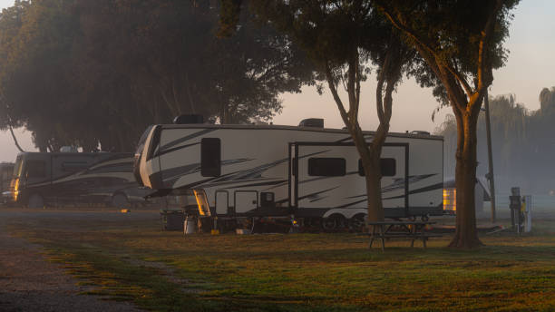 istock Early sunrise the campground 1764239882