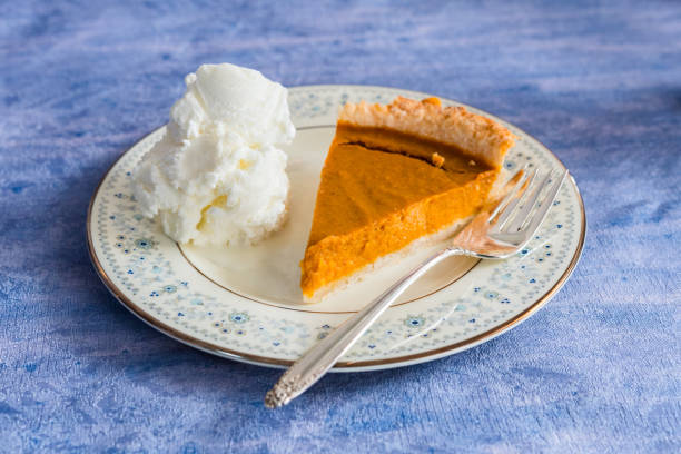 istock Slice of Pumpkin Pie Dessert for Thanksgiving 1764260211