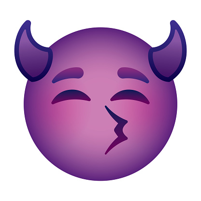 A cute emoticon or ‘emoji’ icon.