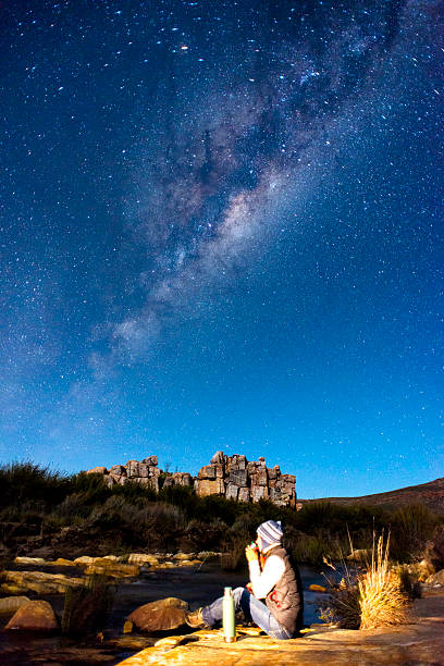 istock Drinking a cup of tea under the stars 176426779