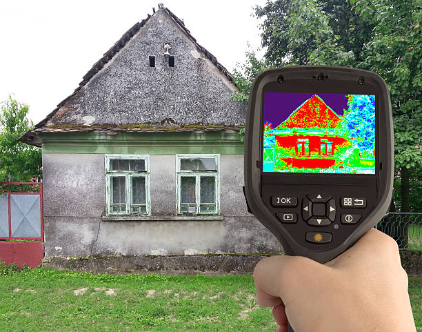 istock Thermal Image of the Old House 176427023