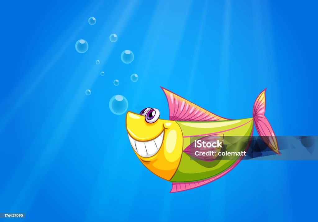 Fish in the sea Animal stock vector