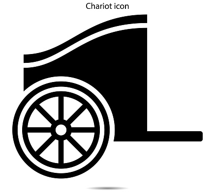 Chariot icon vector illustration graphic on background