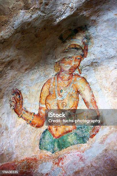 Sigiriya Pintura - Fotografias de stock e mais imagens de Antigo - Antigo, Antiguidades, Arcaico