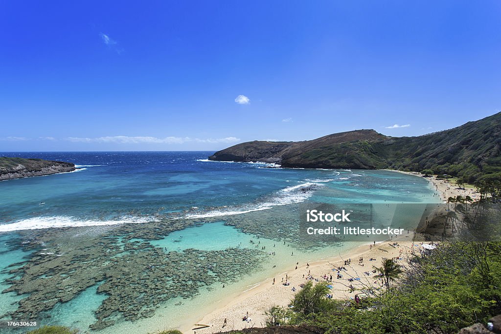 Hanauma bay, paradiso dello Snorkeling nelle Hawaii - Foto stock royalty-free di Hanauma Bay