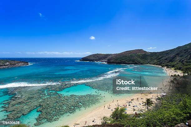 Foto de Hanauma Bay Snorkeling Paraíso No Havaí e mais fotos de stock de Baía de Hanauma - Baía de Hanauma, Ilhas do Havaí, Areia