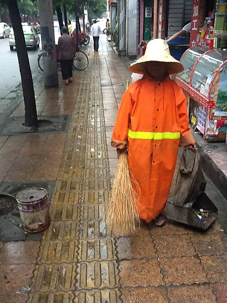Street Sweeper stock photo