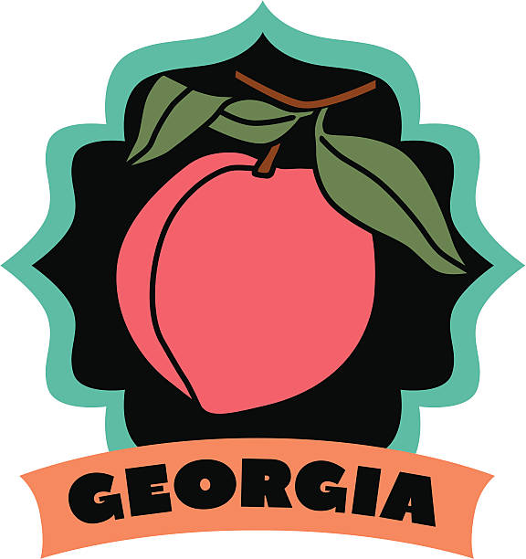Georgia Peach Vector Free | AI, SVG and EPS
