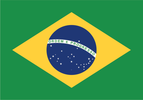 Proportion 7:10, Flag of the Brazil.
