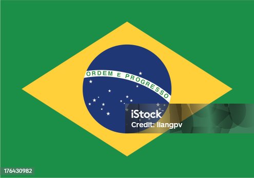 istock Flag of the Brazil 176430982