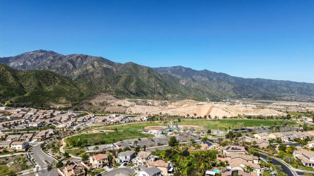 istock Drone Fight over California Neighborhood 1764312364