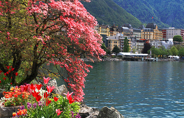 Montreux and  Lake Geneva, Switzerland.