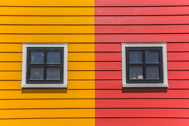 istock Windows in colorful houses 176433317