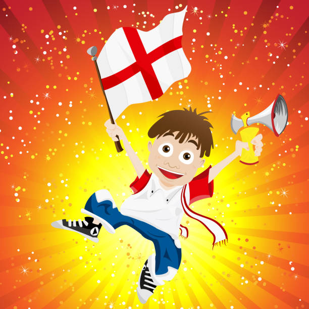 England Football Fans Cheering