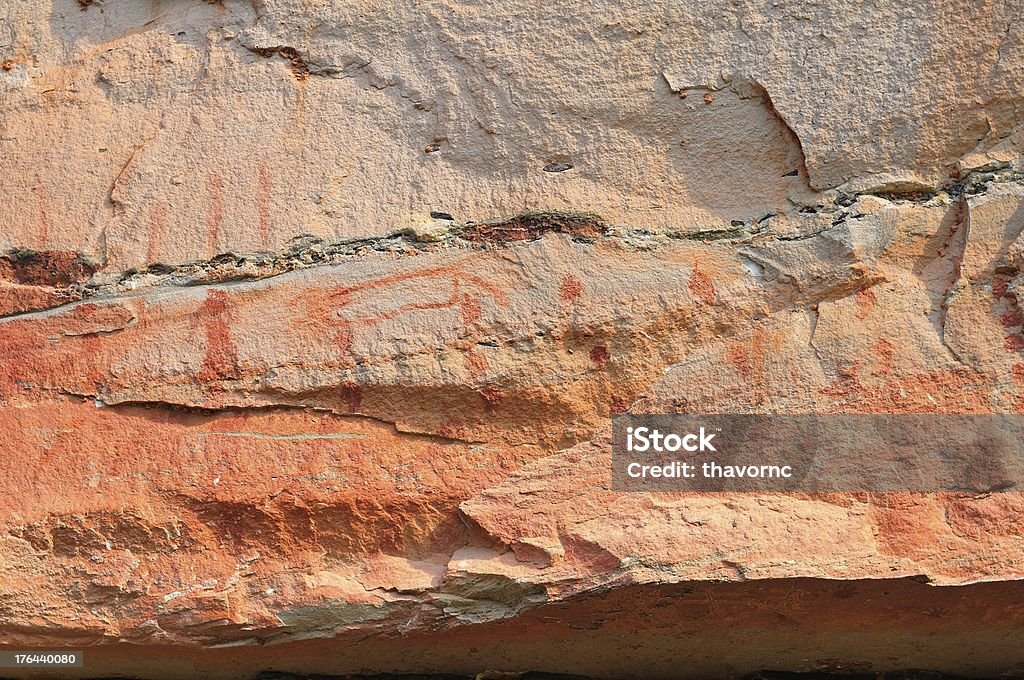 Famoso Pintura rupestre pré-histórica - Foto de stock de Antigo royalty-free