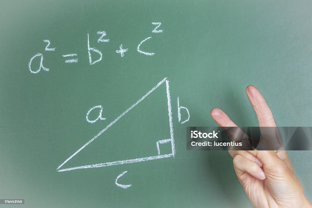 Pythagoras Theorem dissing - Lizenzfrei Ekel Stock-Foto