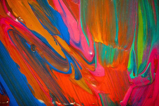 istock Abstract art backgrounds. Hand-painted background. SELF MADE. 176444586
