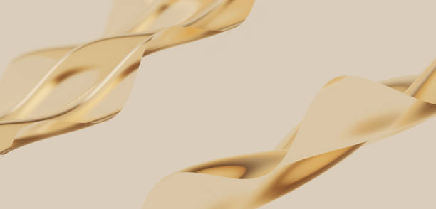 istock Abstract background glass acrylic flowing in a wave pattern bright colors white background 1764446692