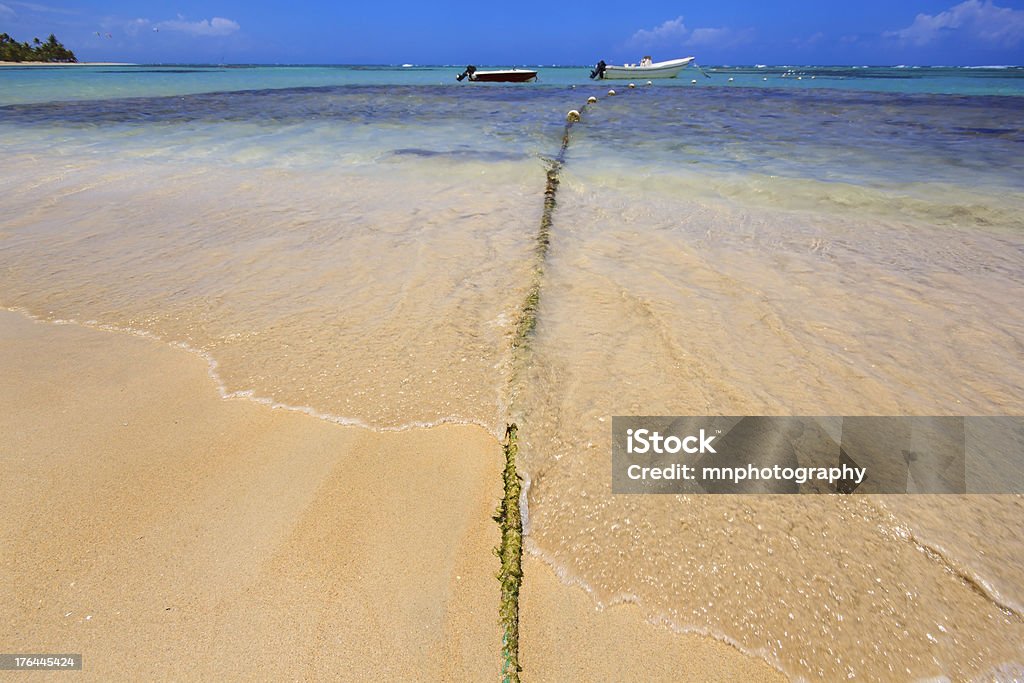 Praia de corda - Foto de stock de Amarrado royalty-free