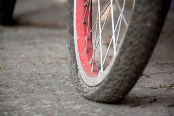 istock Bike flat tires 1764468822
