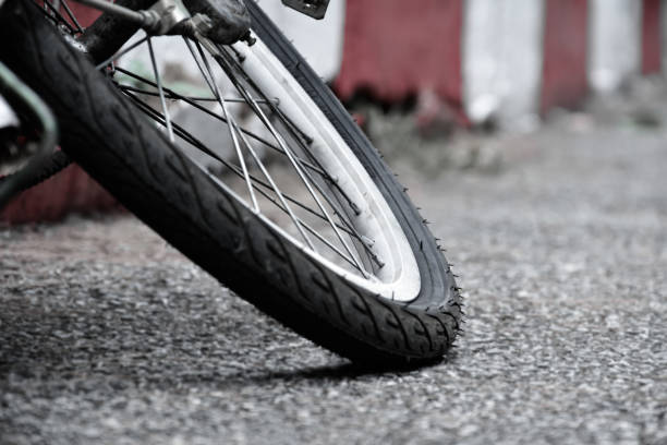 istock Bike flat tires 1764470513