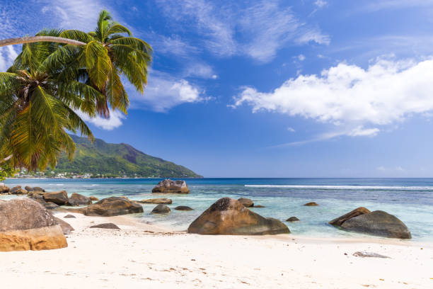 istock Beau Vallon Beach landscape on a sunny summer day, Seychelles 1764478416