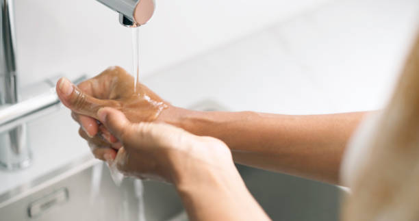 istock Woman washing hands 1764500406
