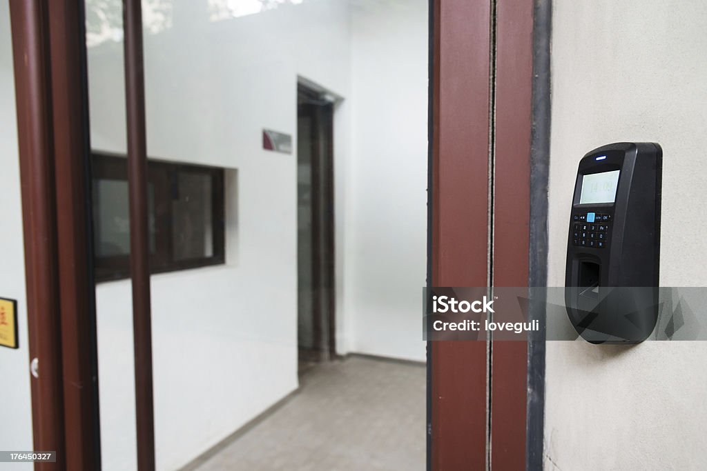 Keypad for access control Architecture Stock Photo