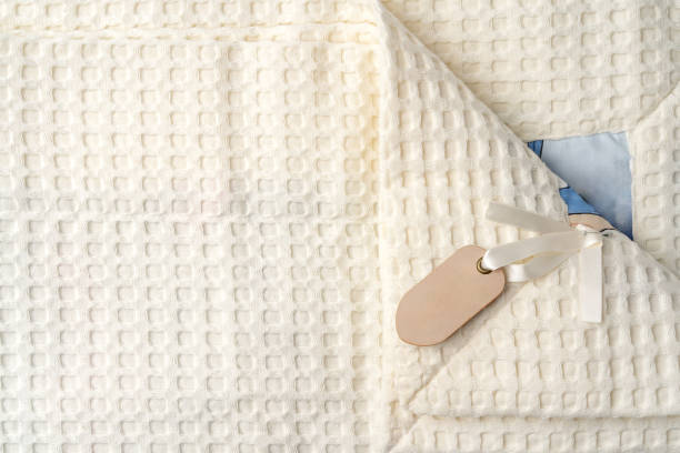 istock Close up of muslin blanket texture background 1764516220