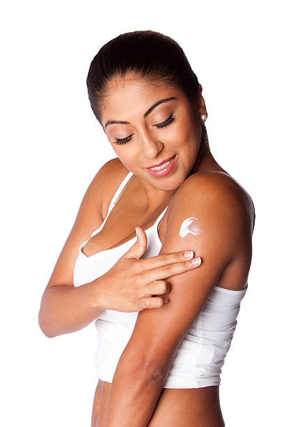 istock Woman applying Moisturizing lotion 176453088