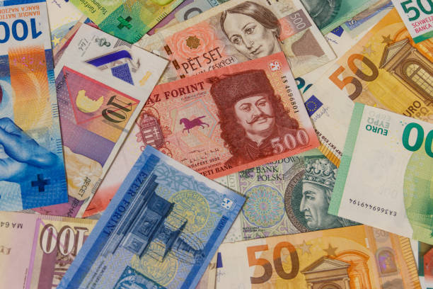 istock Background of currencies from different european countries 1764579982