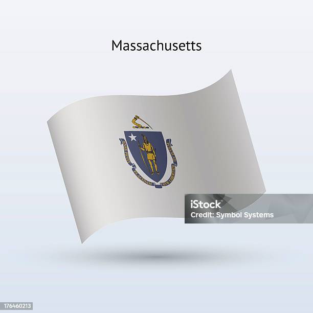 Drapeau Commonwealth Of Massachusetts Vecteurs libres de droits et plus d'images vectorielles de Courbe - Courbe, Design, Drapeau