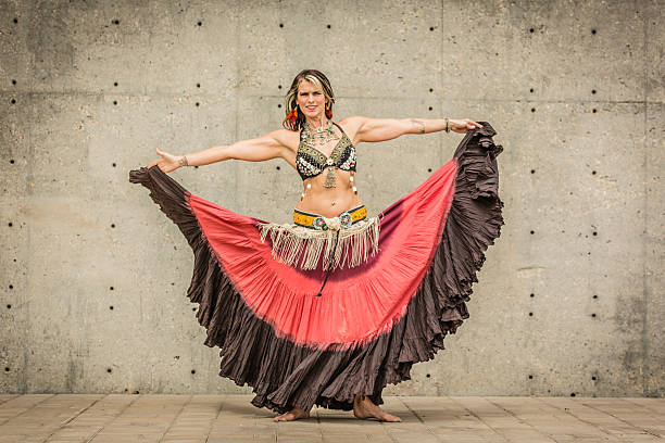 istock Portrait of a beautiful belly dancer 176462694