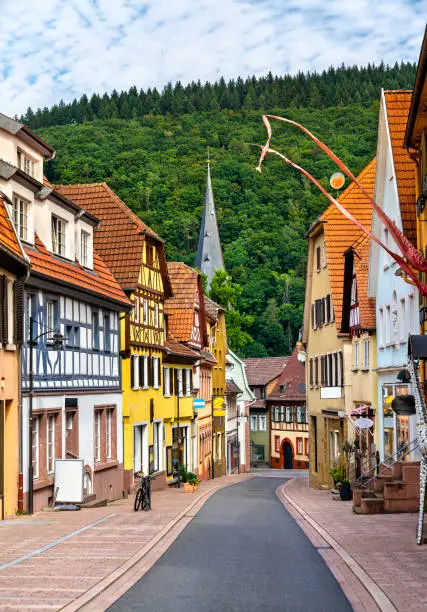 Neckargemuend town in Baden-Wurttemberg state of Germany