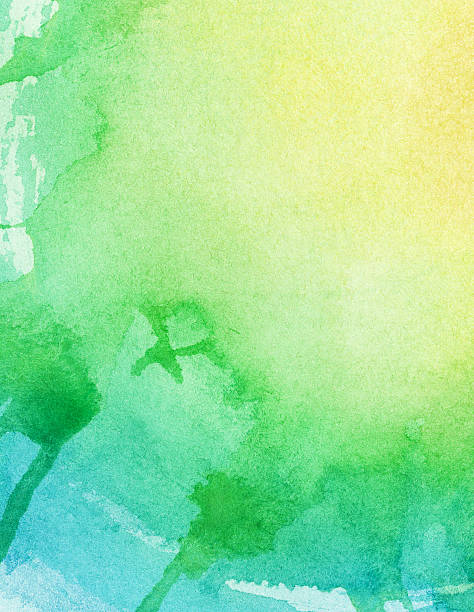 istock Abstract watercolor sun and sunlight. Spring, summer background. 176464824