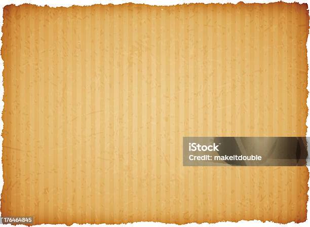 Estrutura De Papelão Com Papel Rasgado Arestas - Arte vetorial de stock e mais imagens de Amarelo - Amarelo, Cartão, Castanho